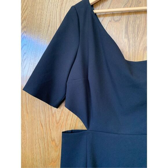 Jill Jill Stuart One Shoulder Cutout Sheath Dress Black Size‎ 6 - Picture 9 of 12